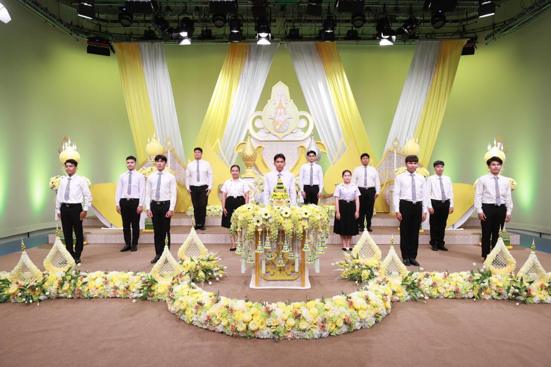 ผู้แทนกลุ่มองค์กรนิสิต ม.ทักษิณ ร่วมบันทึกเทปโทรทัศน์ถวายพระพร พระบาทสมเด็จพระเจ้าอยู่หัว