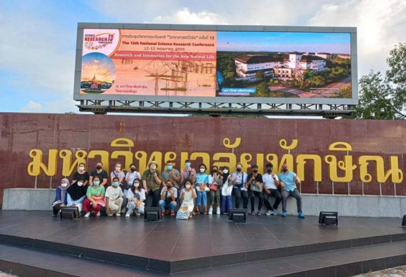 งานวิเทศสัมพันธ์ ม.ทักษิณ จัดกิจกรรมพัฒนาทักษะภาษากับอาสาสมัครอเมริกัน